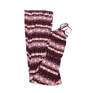 Ultra Flirt Multicolor Aztec Print Jumpsuit Size S